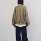 message sweatshirt(unisex)/beige