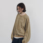 message sweatshirt(unisex)/beige