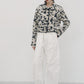 cropped gobelin shirt/black