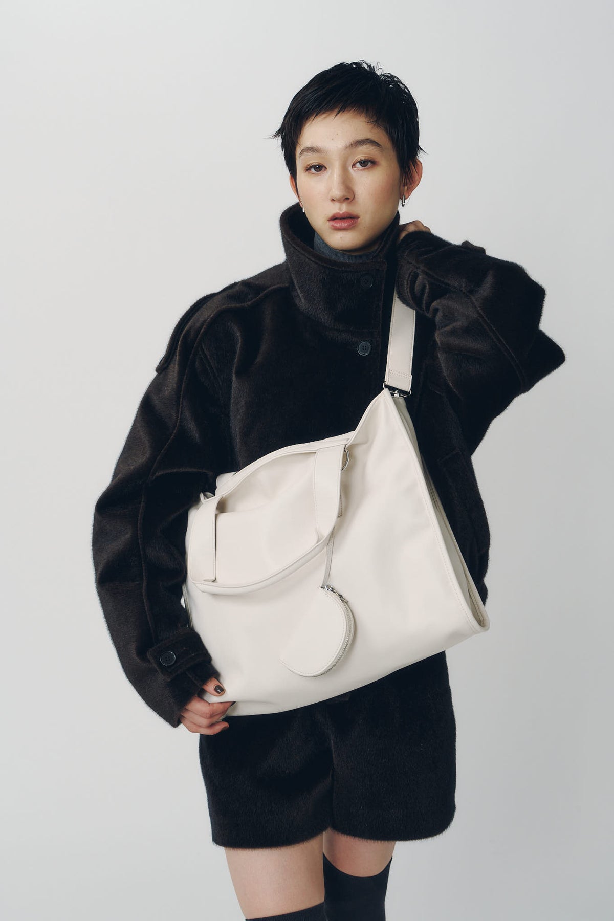 2way loose shoulder bag/2color