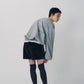 message sweatshirt(unisex)/gray