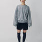 message sweatshirt(unisex)/gray