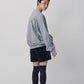 message sweatshirt(unisex)/gray