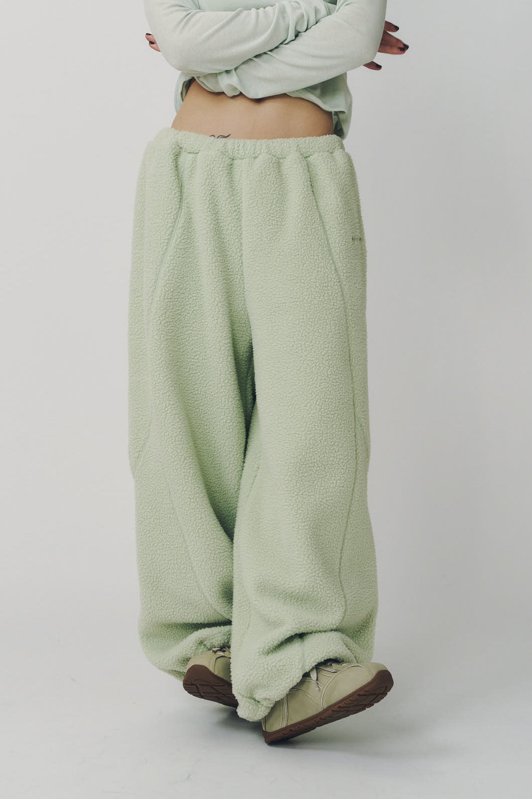 switching boa pants(unisex)/mint