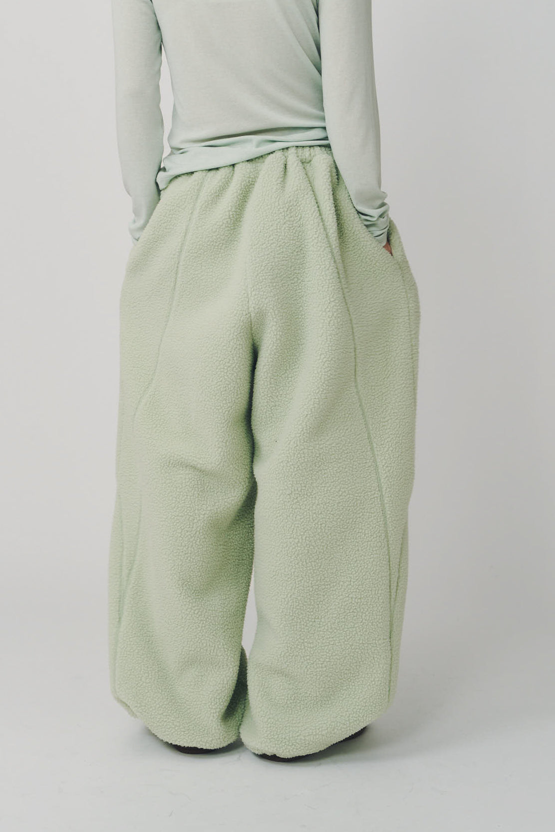 switching boa pants(unisex)/mint