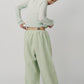switching boa pants(unisex)/mint