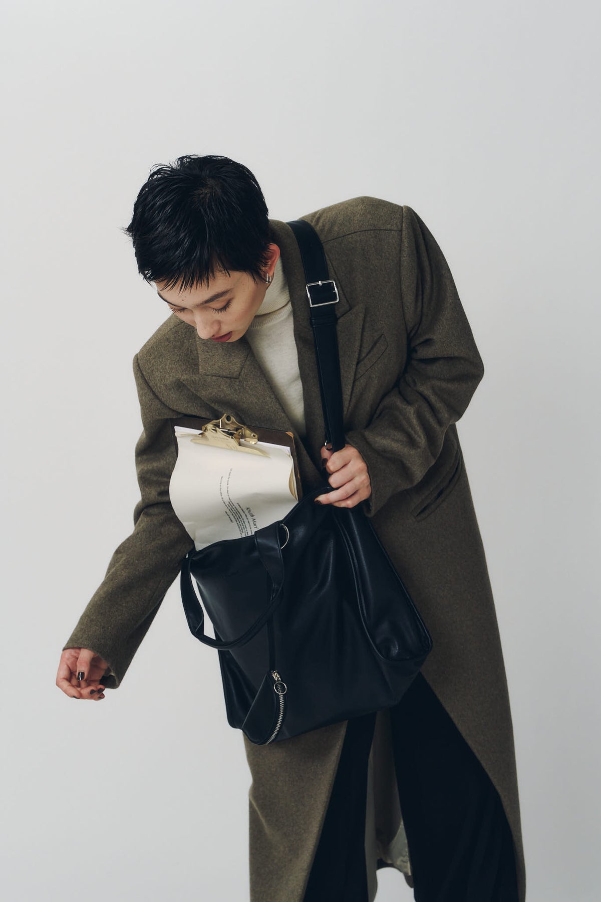 2way loose shoulder bag/2color