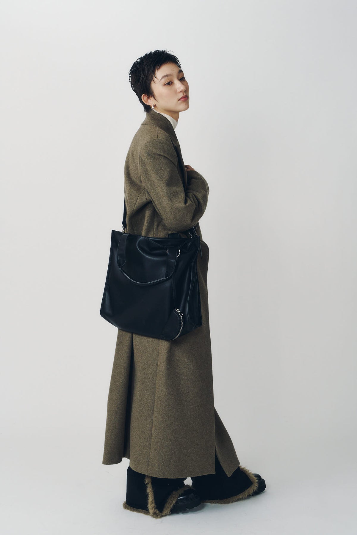 2way loose shoulder bag/2color