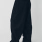 double hem trousers(unisex)/black