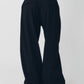 double hem trousers(unisex)/black