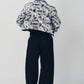 cropped gobelin shirt/blue