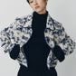 cropped gobelin shirt/blue