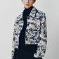 cropped gobelin shirt/blue