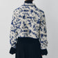 cropped gobelin shirt/blue