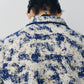 cropped gobelin shirt/blue