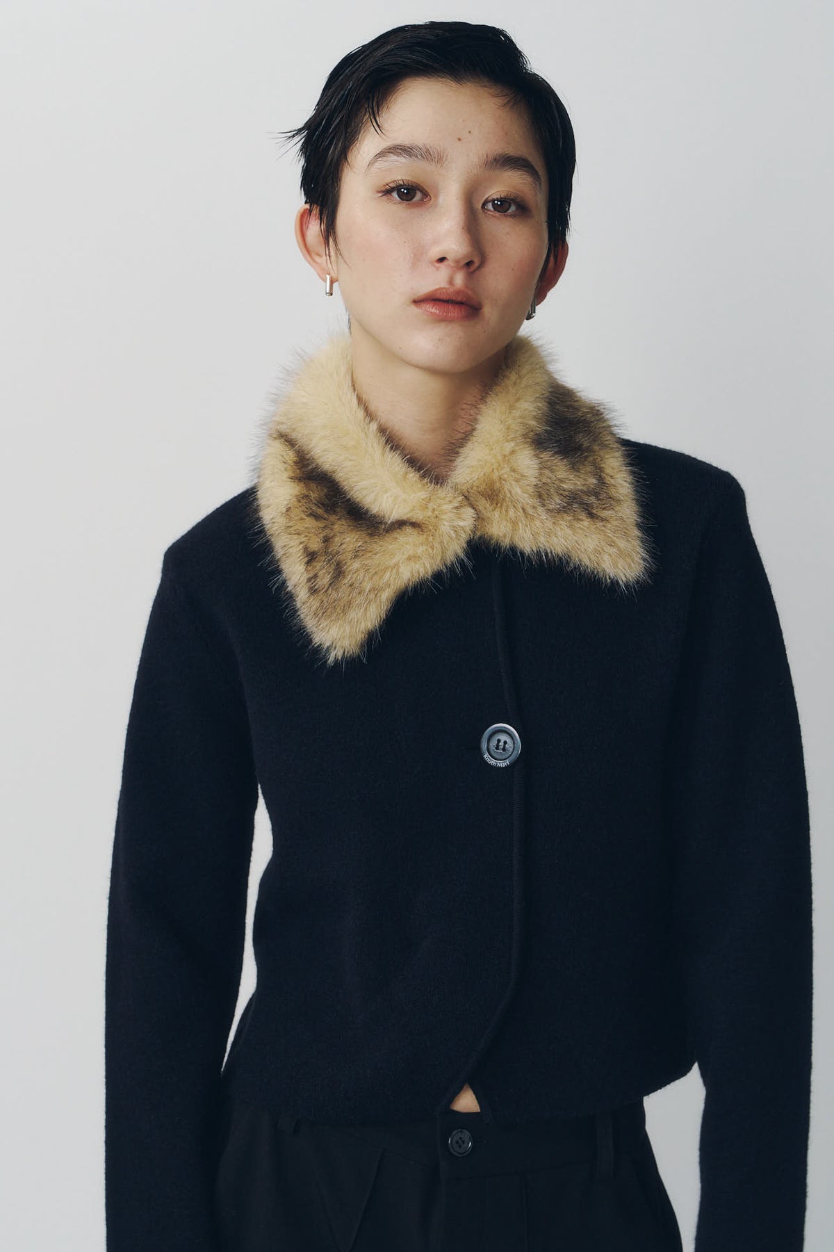 fur collar/3color