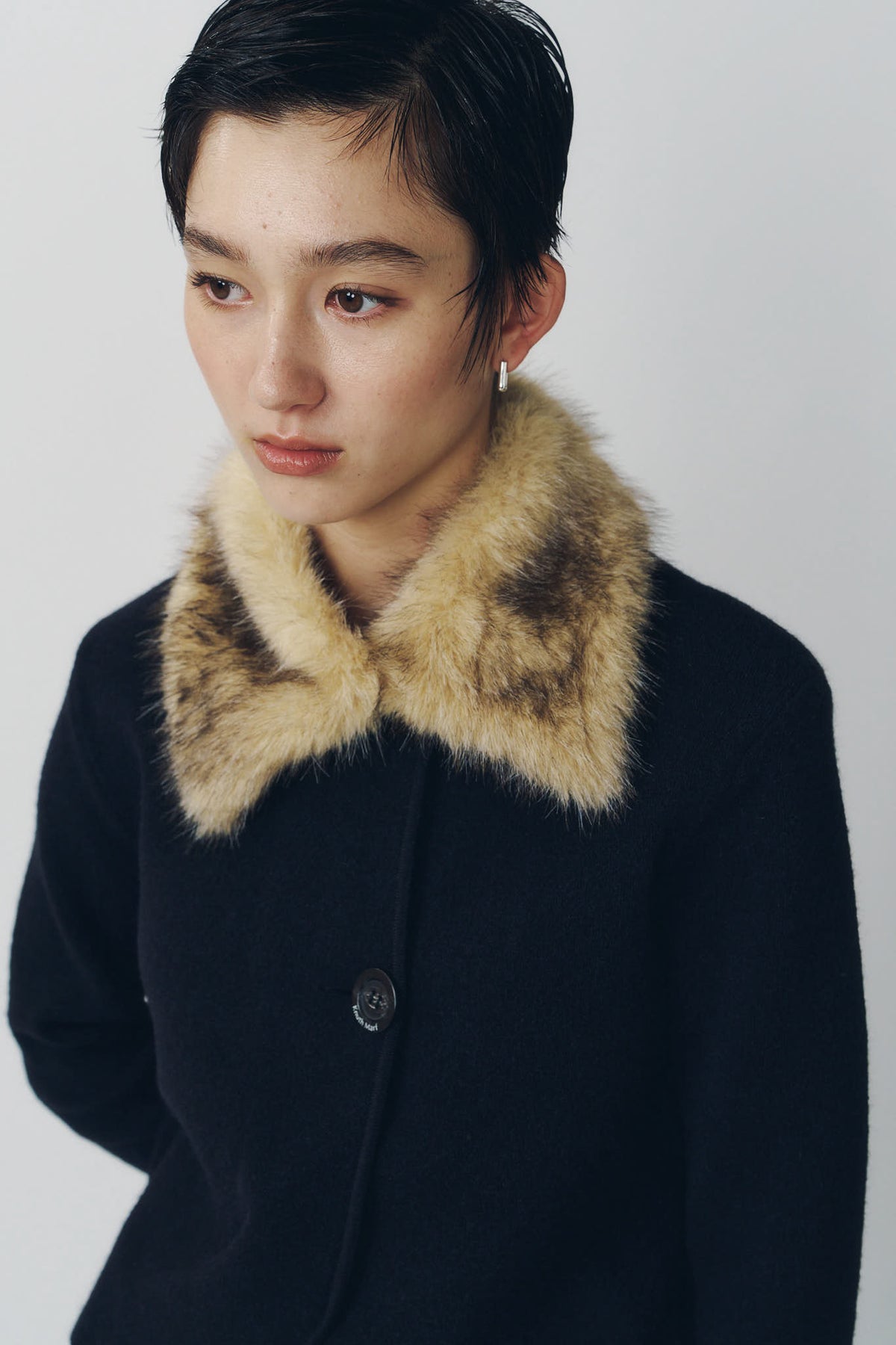 fur collar/3color