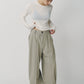 double hem trousers(unisex)/sandbeige
