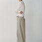 double hem trousers(unisex)/sandbeige