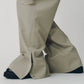 double hem trousers(unisex)/sandbeige