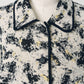cropped gobelin shirt/black