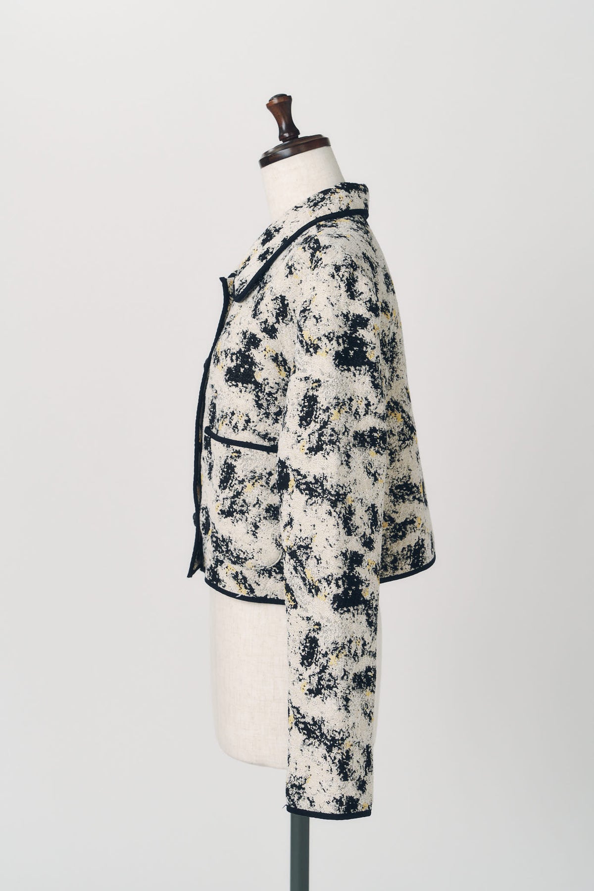 cropped gobelin shirt/black