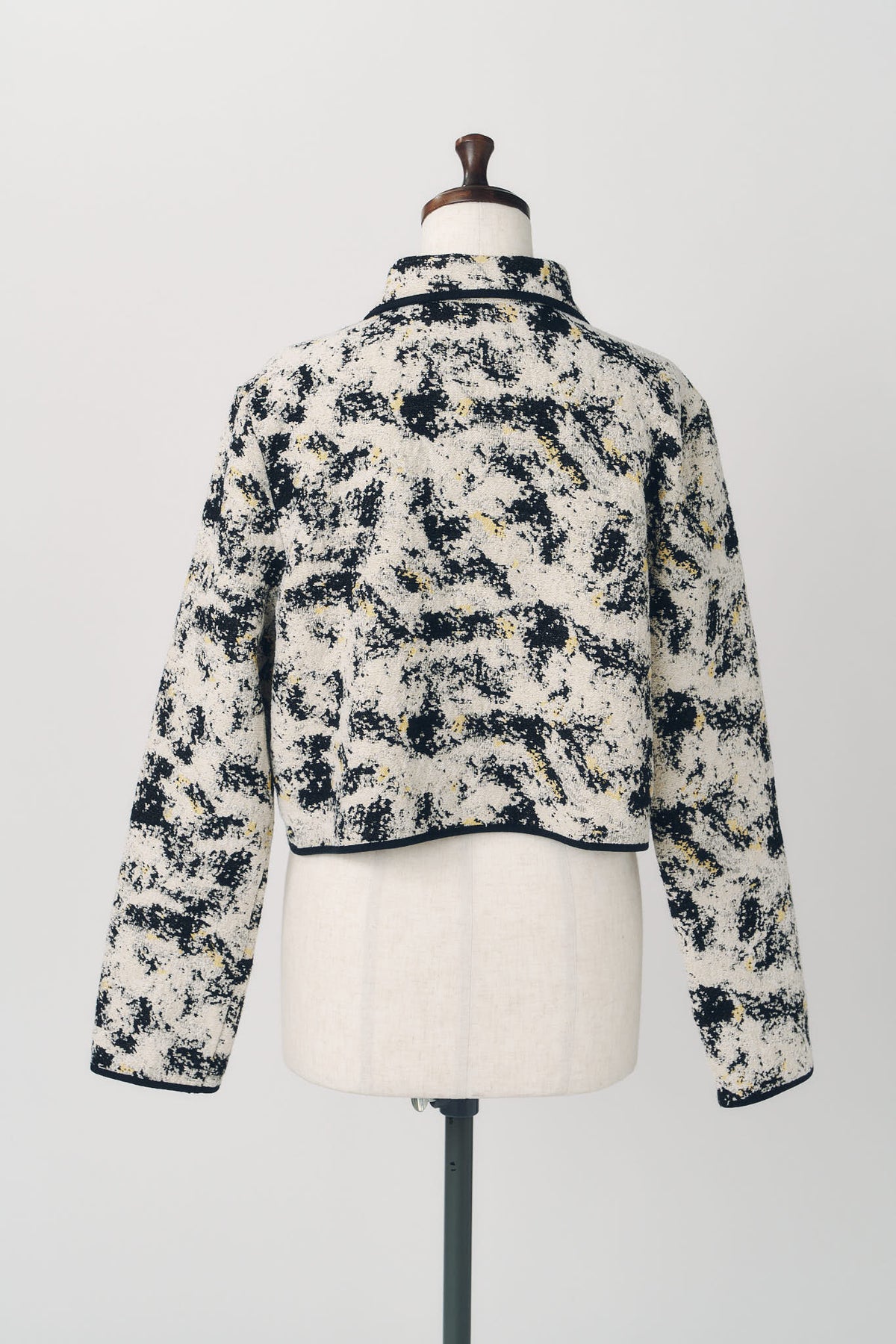 cropped gobelin shirt/black