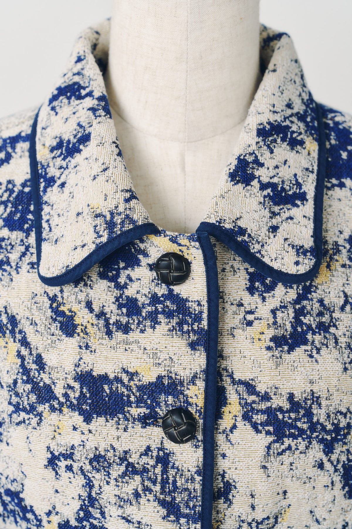 cropped gobelin shirt/blue