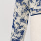 cropped gobelin shirt/blue