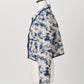 cropped gobelin shirt/blue