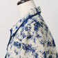 cropped gobelin shirt/blue