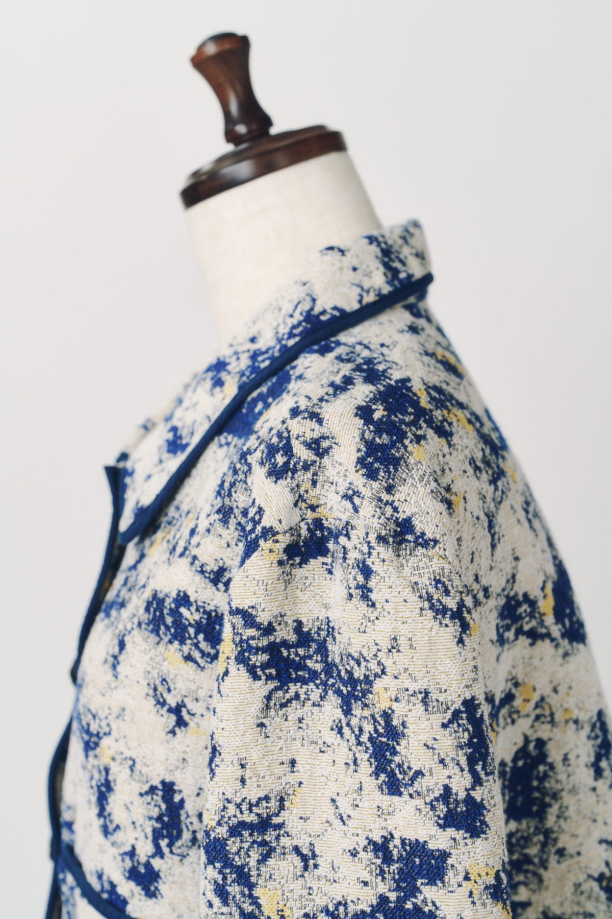 cropped gobelin shirt/blue