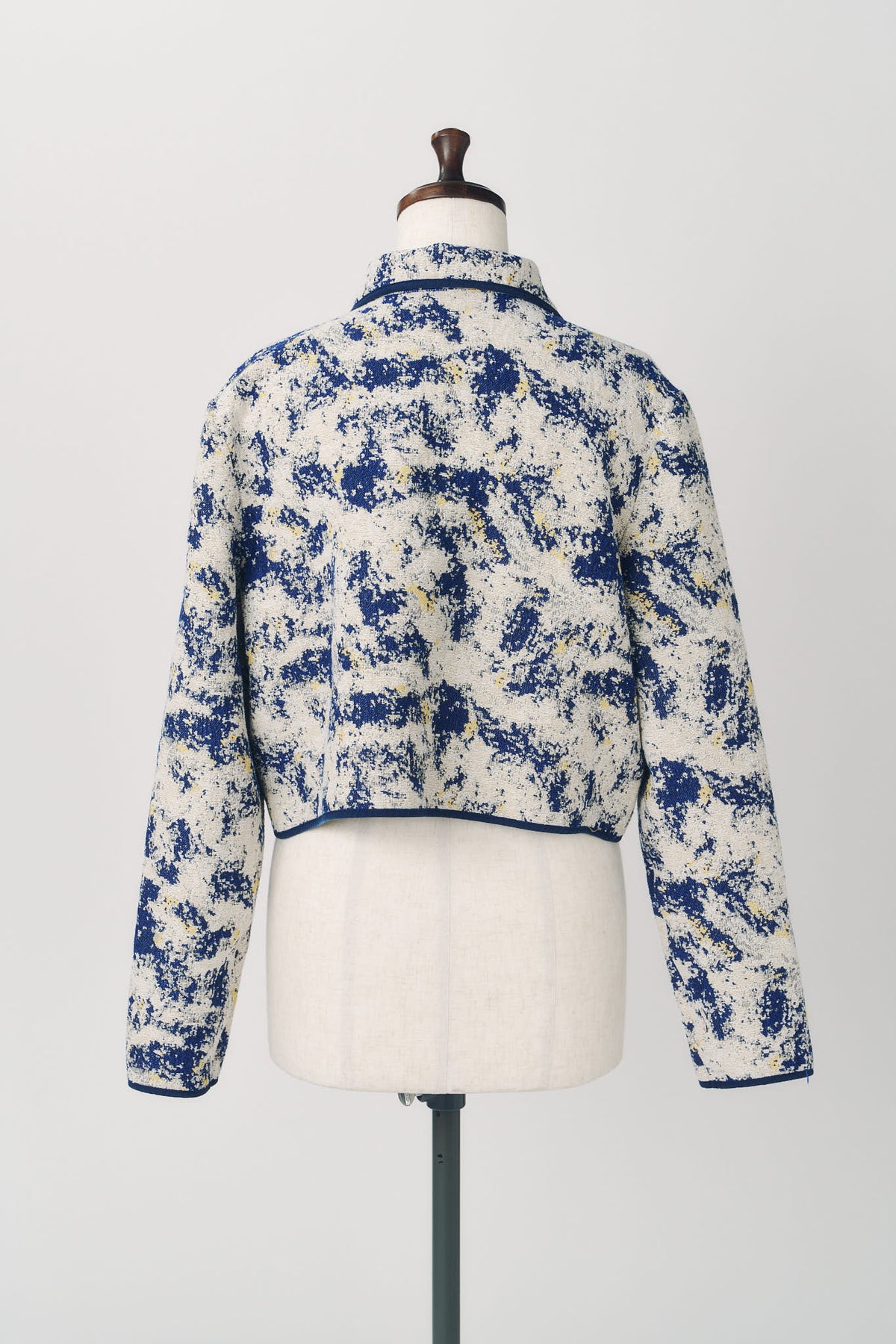 cropped gobelin shirt/blue