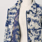 cropped gobelin shirt/blue
