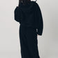 switching boa pants(unisex)/black