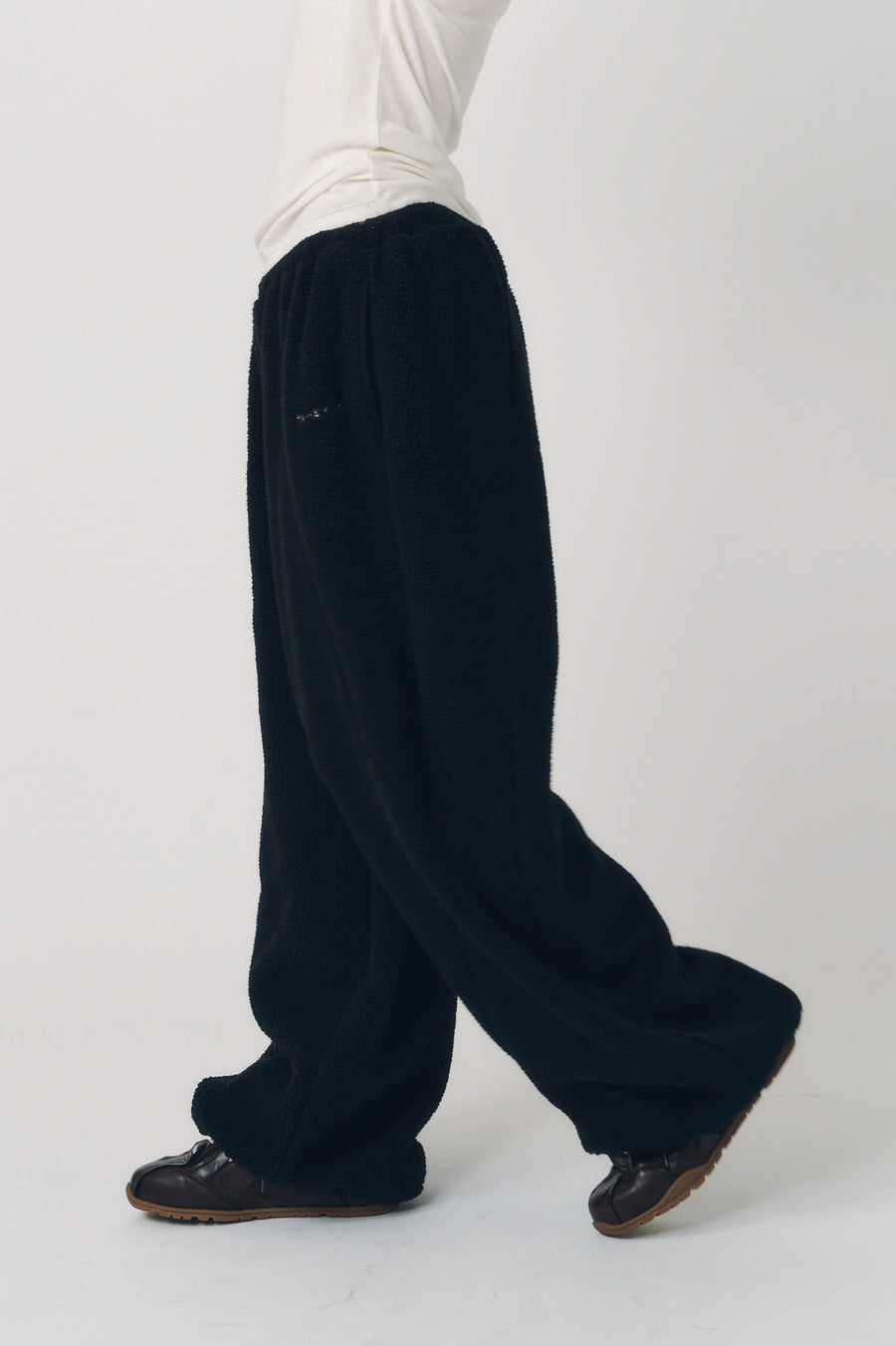 switching boa pants(unisex)/black