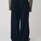 double hem fur trousers(unisex)/blackfur