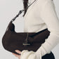 toggle suede bag/2color