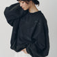 message sweatshirt(unisex)/charcoal