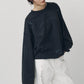 message sweatshirt(unisex)/charcoal