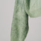 2way shaggy flower knit(unisex)/green