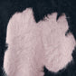 2way shaggy flower knit(unisex)/black