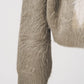 dalmatian shaggy knit(unisex)/beige
