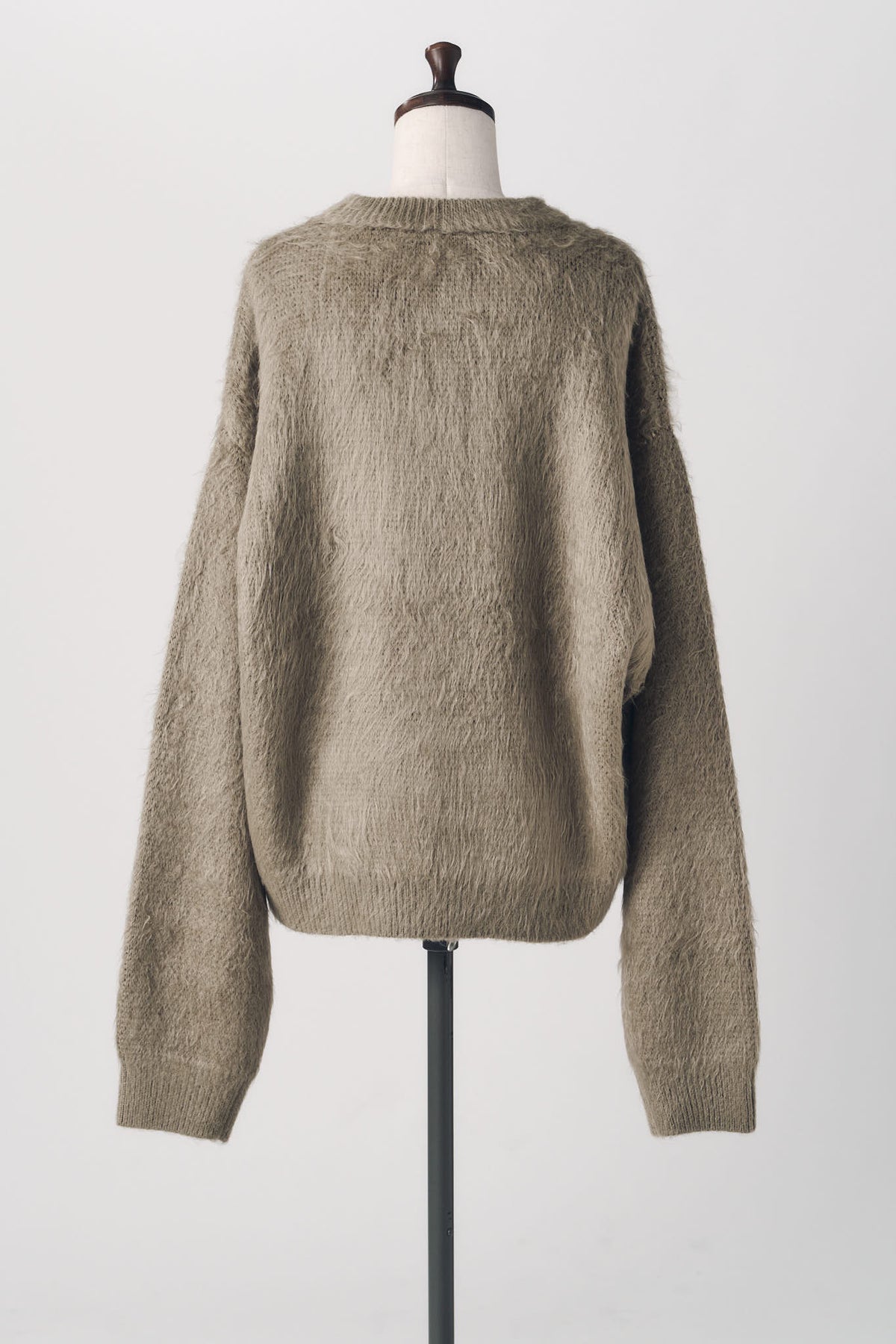 dalmatian shaggy knit(unisex)/beige
