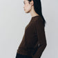 basic fitted pack tee/brown