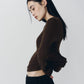 basic fitted pack tee/brown