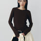 basic fitted pack tee/brown
