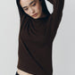 basic fitted pack tee/brown