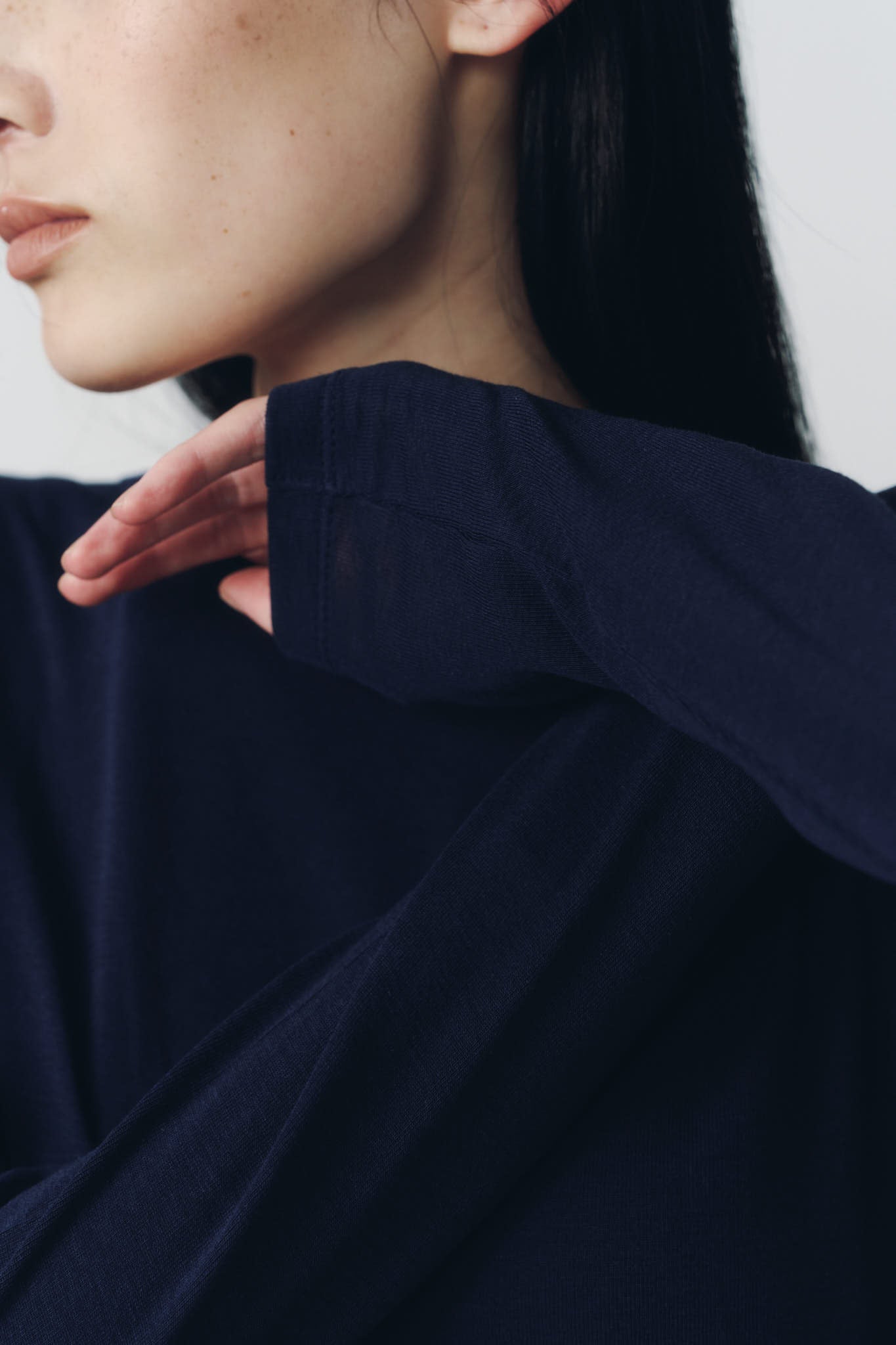 basic fitted pack tee/navy