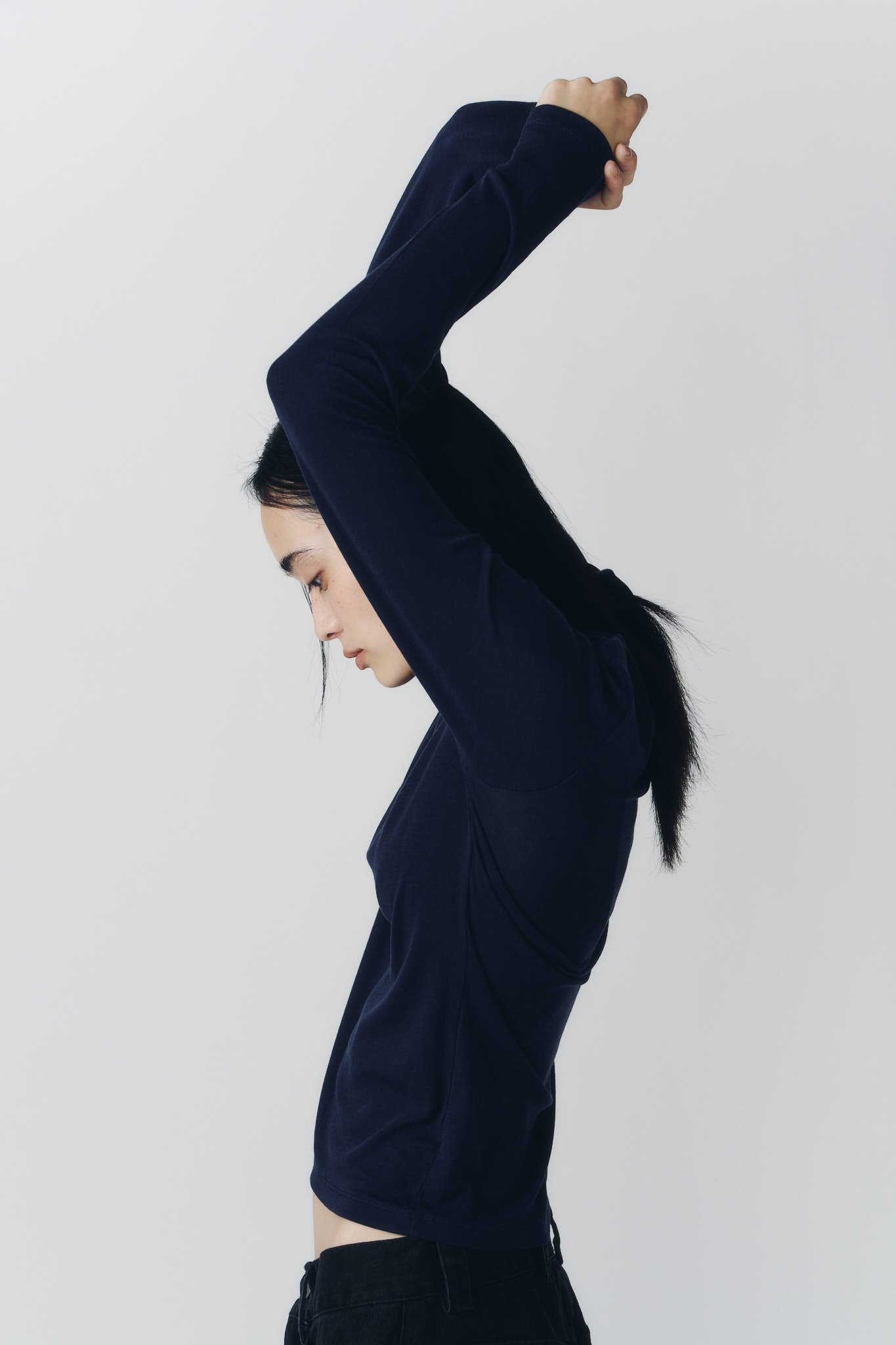 basic fitted pack tee/navy
